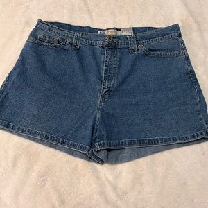 Blue High waisted shorts